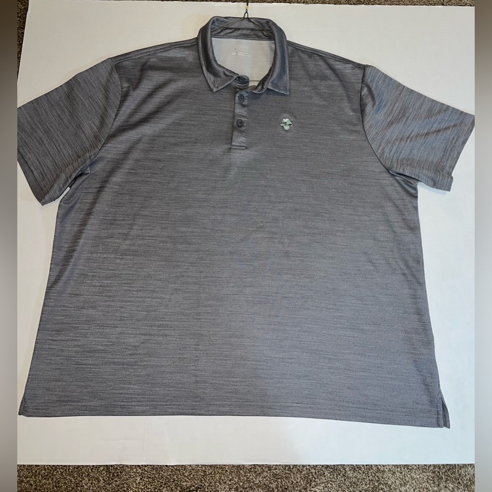 Men’s gray Ocean+Coast 2X polo. Excellent condition no stains. Smoke/pet free